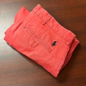 Polo Ralph Lauren Suffield Pants Mens Size 34x30 Salmon Preppy Golf‎